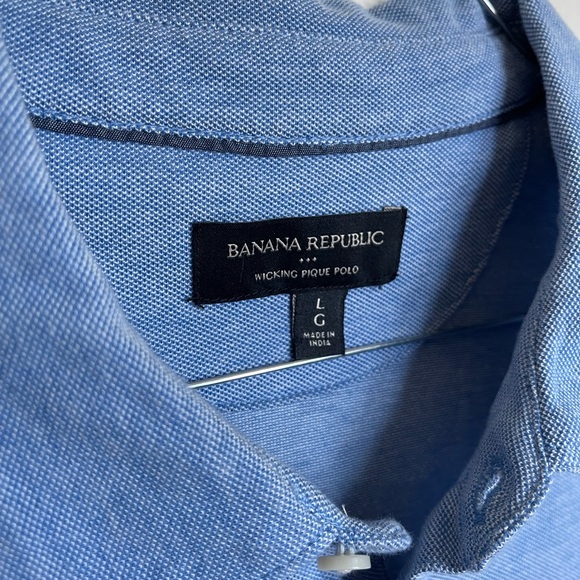 Banana Republic | Shirts | Banana Republic Wicking Pique Polo Lg | Poshmark